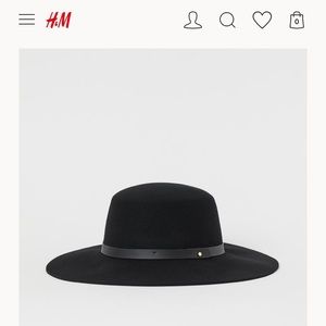 Black Wool Hat